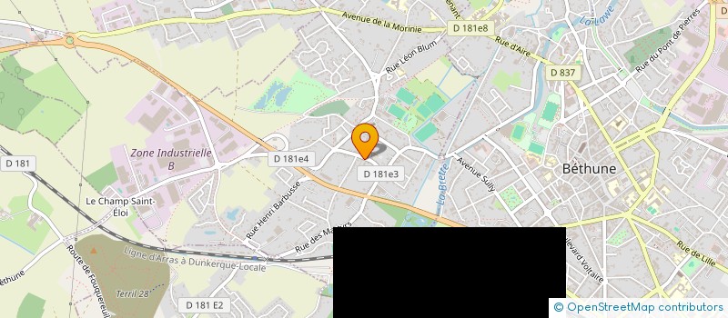 localisation de l'entreprise ORSANA à AURILLAC