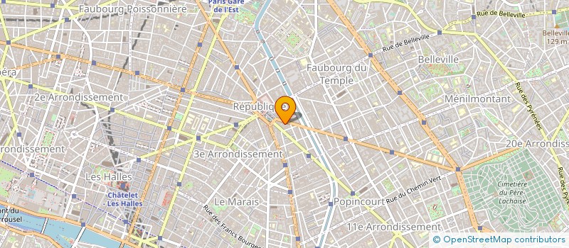 localisation de l'entreprise ORSANS PRODUCTIONS à PARIS