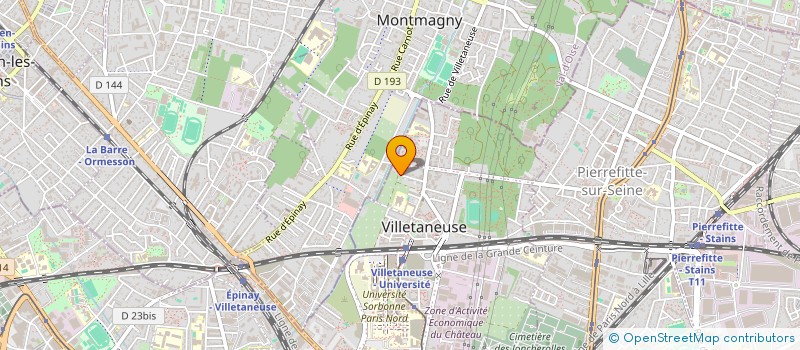 localisation de l'entreprise ORSATI à VILLETANEUSE