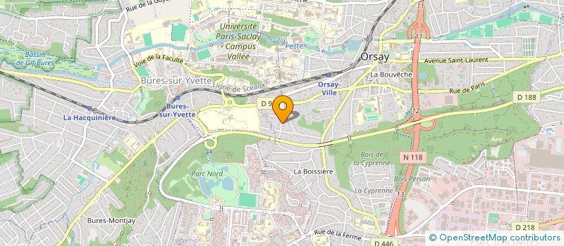 localisation de l'entreprise ORSAY LABS SASU à ORSAY