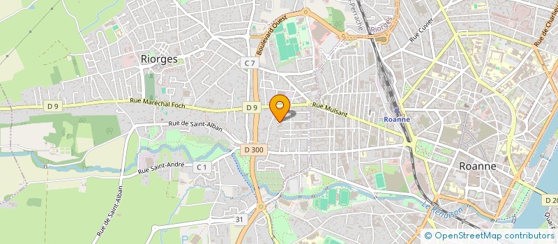 localisation de l'entreprise ORSCANE  RIORGES