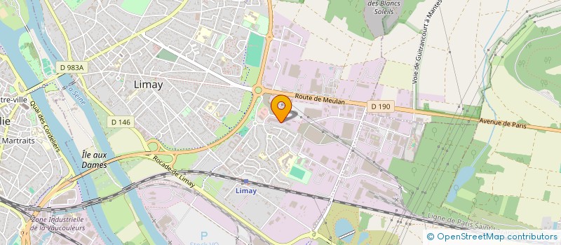 localisation de l'entreprise ORSCO  LIMAY