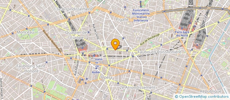 localisation de l'entreprise ORSEG ET ASSOCIES à PARIS