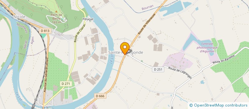 localisation de l'entreprise ORSETTIG à AIGUILLON