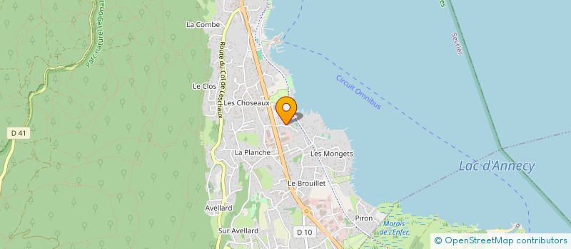 localisation de l'entreprise ORSHA  SEVRIER