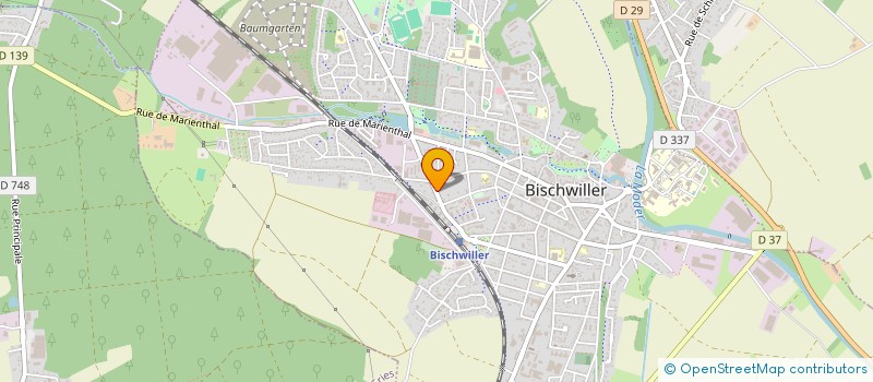 localisation de l'entreprise ORSI CONSTRUCTIONS à BISCHWILLER