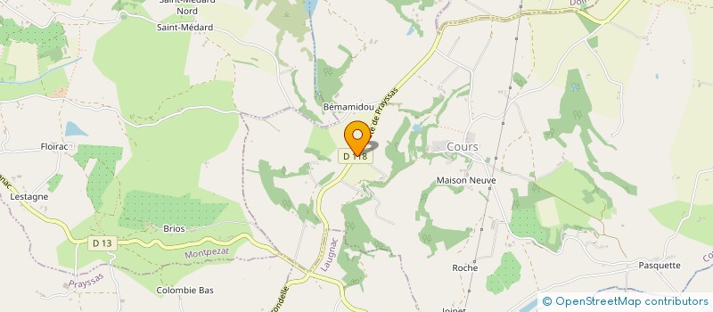 localisation de l'entreprise ORSIFEL  BOURRON-MARLOTTE