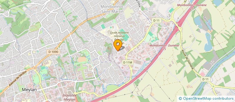 localisation de l'entreprise ORSIMMO à MONTBONNOT-SAINT-MARTIN