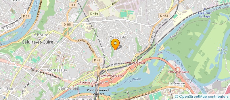 localisation de l'entreprise ORSINI  CALUIRE-ET-CUIRE