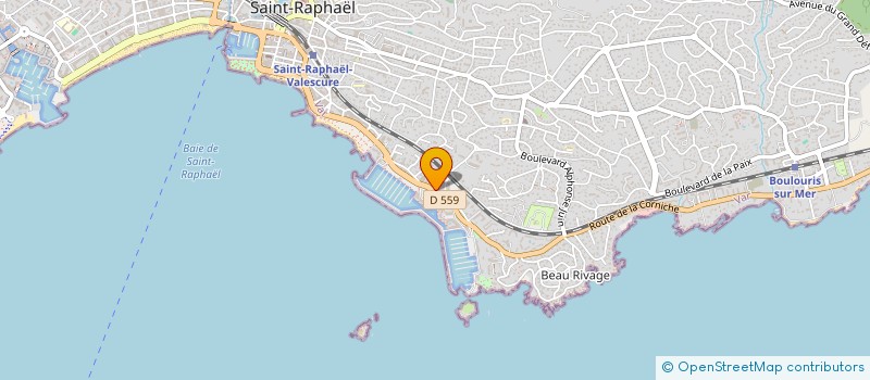 localisation de l'entreprise ORSINI NAUTIC à SAINT-RAPHAEL