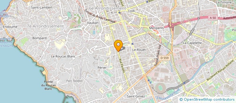 localisation de l'entreprise ORSITECH ENGINEERING à MARSEILLE