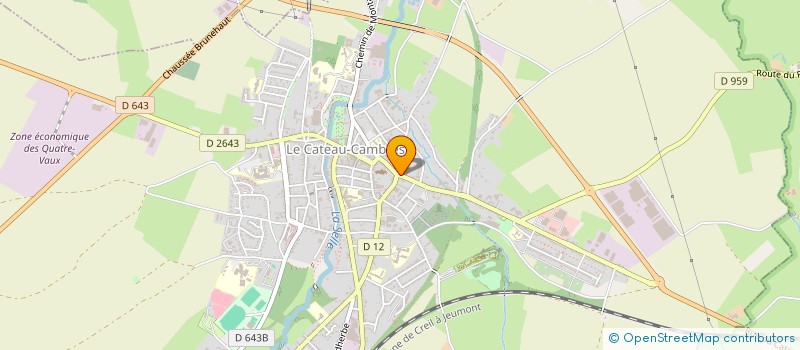 localisation de l'entreprise ORSMOSE  LE CATEAU-CAMBRESIS