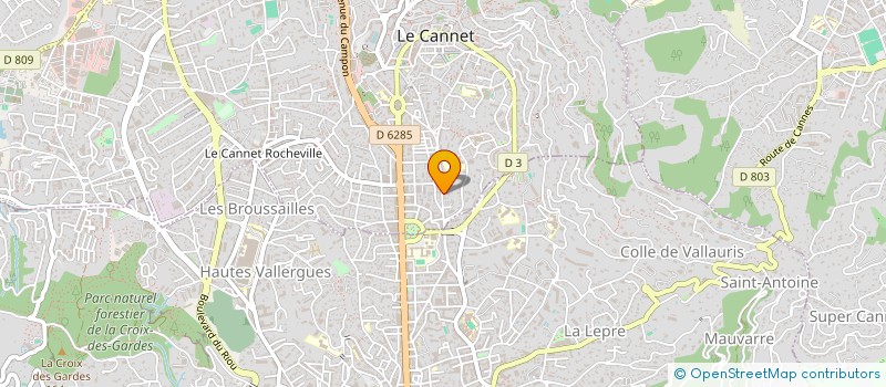 localisation de l'entreprise ORSO à LE CANNET