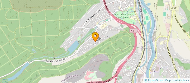 localisation de l'entreprise ORSOCLEM  CHAMPIGNEULLES