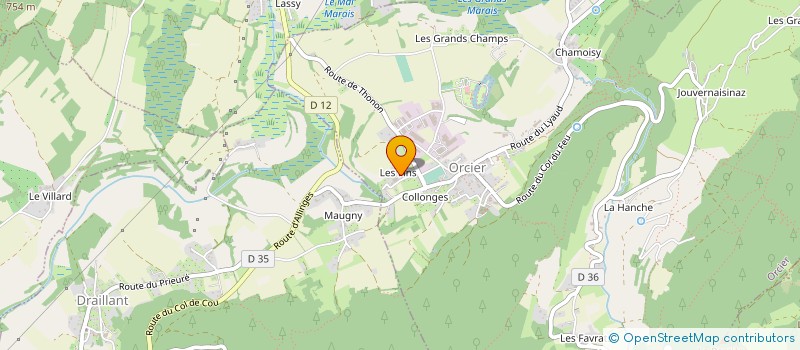 localisation de l'entreprise ORSON à PERRIGNIER