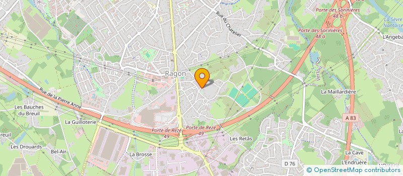 localisation de l'entreprise ORSON  REZE