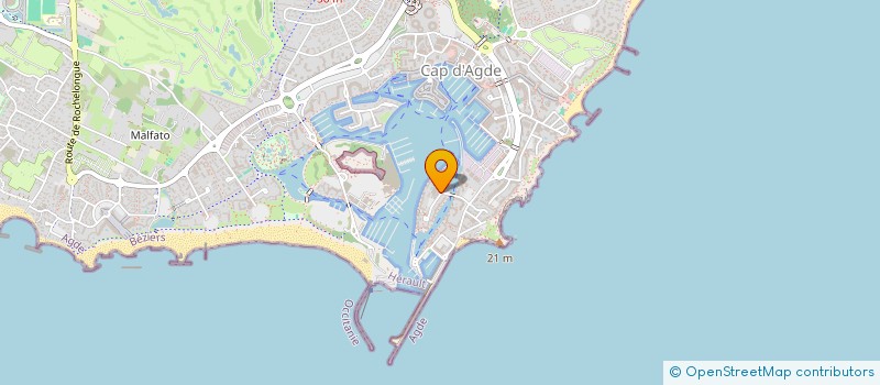 localisation de l'entreprise ORSONI INVEST  AGDE