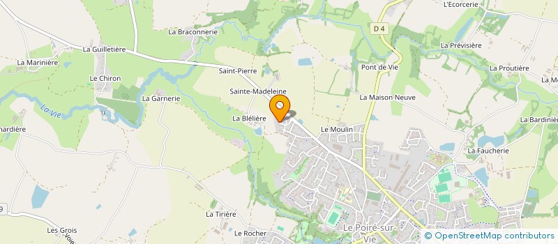 localisation de l'entreprise ORSONNEAU FRANCOIS à LE POIRE-SUR-VIE