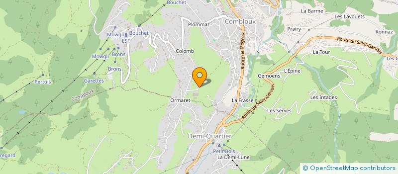 localisation de l'entreprise ORSU BLU  COMBLOUX