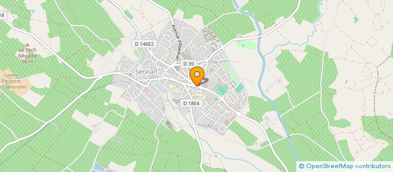 localisation de l'entreprise ORT  SERVIAN