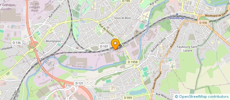 localisation de l'entreprise ORT NORD à LOUVROIL