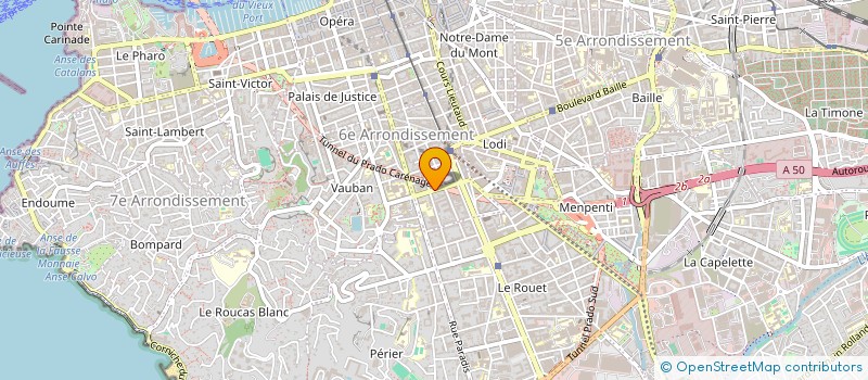 localisation de l'entreprise ORTA à MARSEILLE