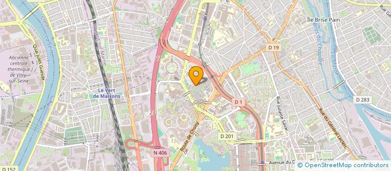 localisation de l'entreprise ORTADIS  CRETEIL