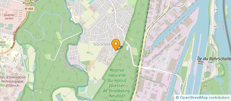 localisation de l'entreprise ORTADIS 67 à STRASBOURG