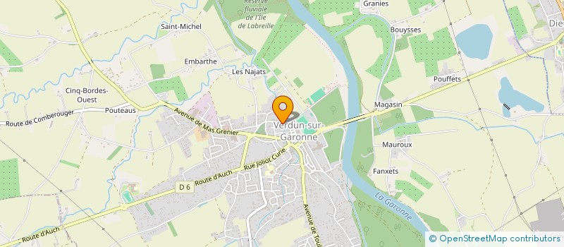 localisation de l'entreprise ORTALIA à AUCAMVILLE