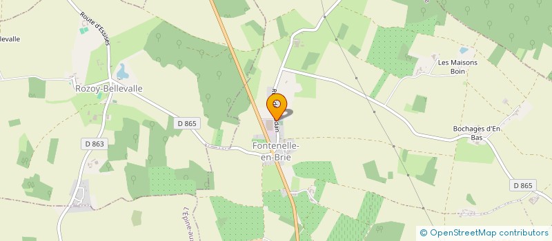 localisation de l'entreprise ORTB GROUP  DHUYS ET MORIN-EN-BRIE