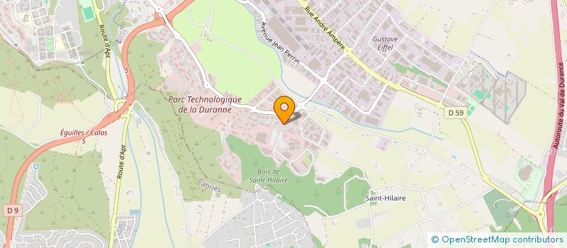 localisation de l'entreprise ORTEC MECA à AIX-EN-PROVENCE