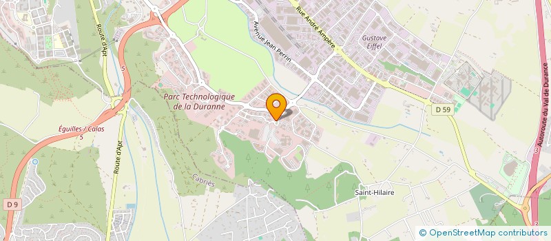 localisation de l'entreprise ORTEC SERVICES INDUSTRIE à AIX-EN-PROVENCE