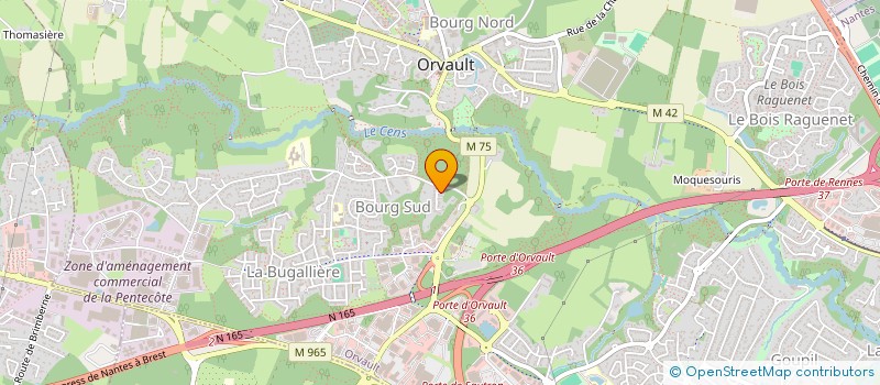 localisation de l'entreprise ORTECH POWER SOLUTIONS à ORVAULT