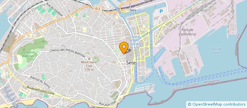 localisation de l'entreprise ORTEGA FRERES  SETE