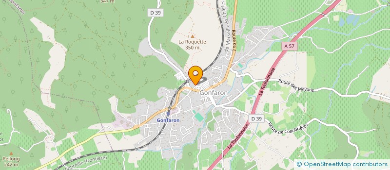 localisation de l'entreprise ORTEGA GESTION IMMOBILIERES  GONFARON