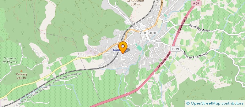 localisation de l'entreprise ORTEGA INVEST  GONFARON