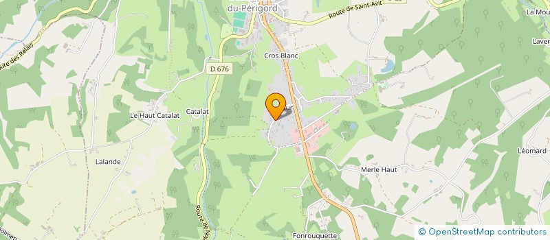 localisation de l'entreprise ORTEGA MANUEL  BEAUMONTOIS EN PERIGORD