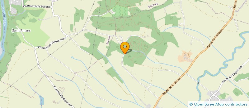 localisation de l'entreprise ORTEGA MESPOULET  MURET