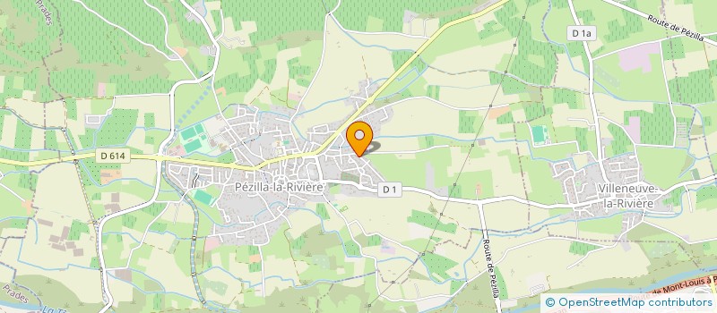 localisation de l'entreprise ORTEGA POMA LOC  PEZILLA-LA-RIVIERE