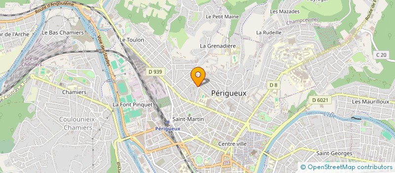 localisation de l'entreprise ORTEIL DEFARGE à PERIGUEUX