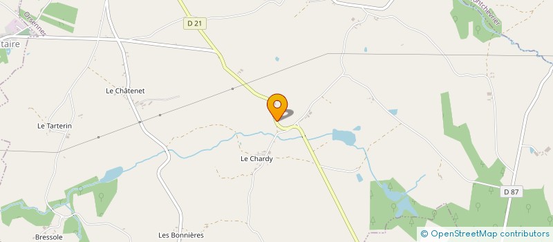 localisation de l'entreprise ORTENA à ORSENNES