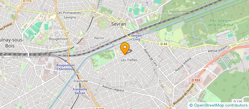 localisation de l'entreprise ORTENCYA à SEVRAN