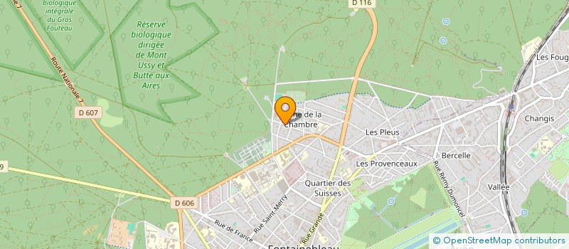 localisation de l'entreprise ORTENSIA  FONTAINEBLEAU