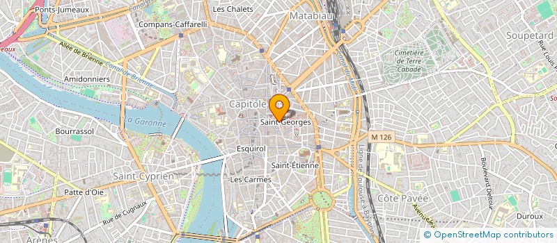 localisation de l'entreprise ORTET ET ASSOCIES, NOTAIRES  TOULOUSE