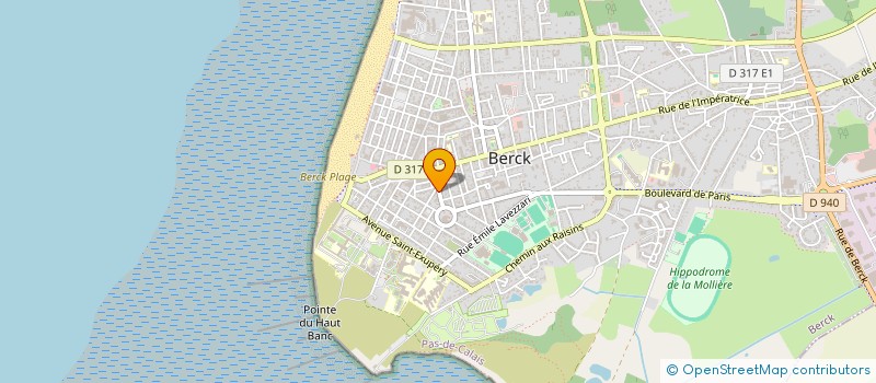 localisation de l'entreprise ORTH'OPALE DES SABLES à BERCK