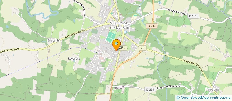 localisation de l'entreprise ORTHEA  VILLENEUVE-DE-MARSAN