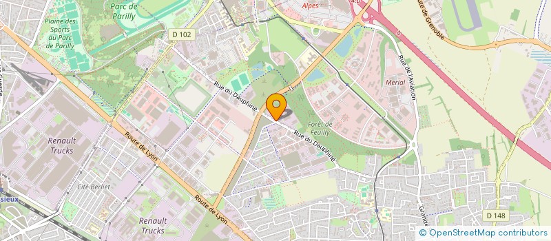 localisation de l'entreprise ORTHEA SANTE FRANCE  SAINT-PRIEST