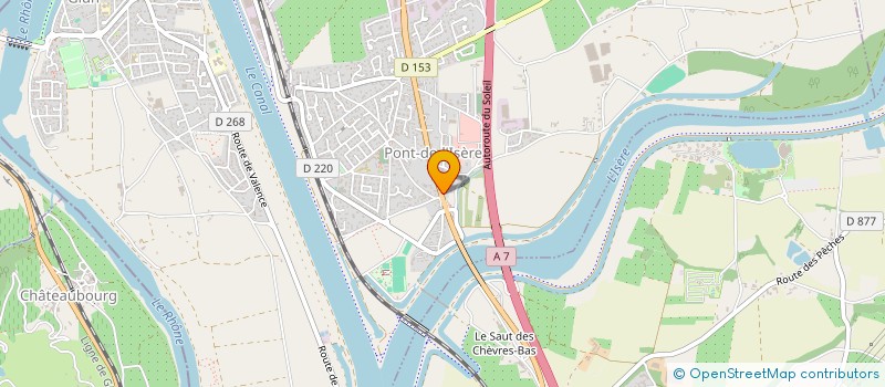 localisation de l'entreprise ORTHEOR SANTE  PONT-DE-L'ISERE