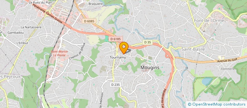 localisation de l'entreprise ORTHESE ET CIE  MOUGINS