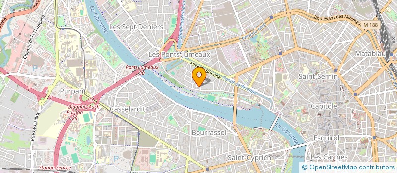 localisation de l'entreprise ORTHESIA à TOULOUSE